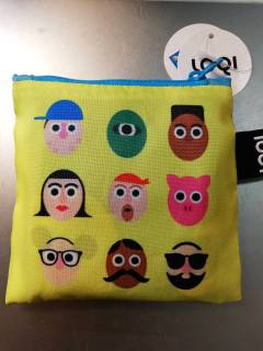 "LOQI" bag- Artists Collection -' Faces'