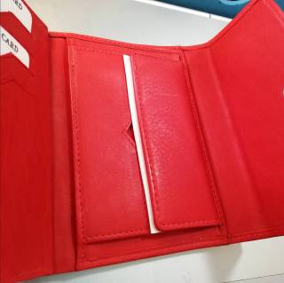 Red Leather wallet